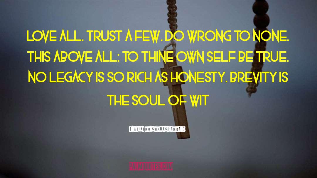 Own Self quotes by William Shakespeare