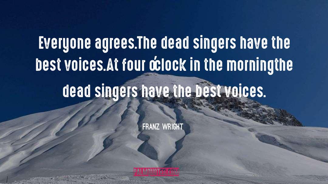 Own Voices quotes by Franz Wright