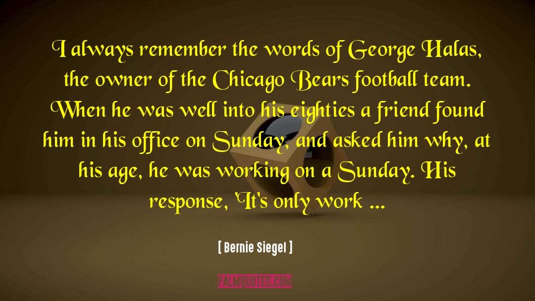 Owner S Manual quotes by Bernie Siegel