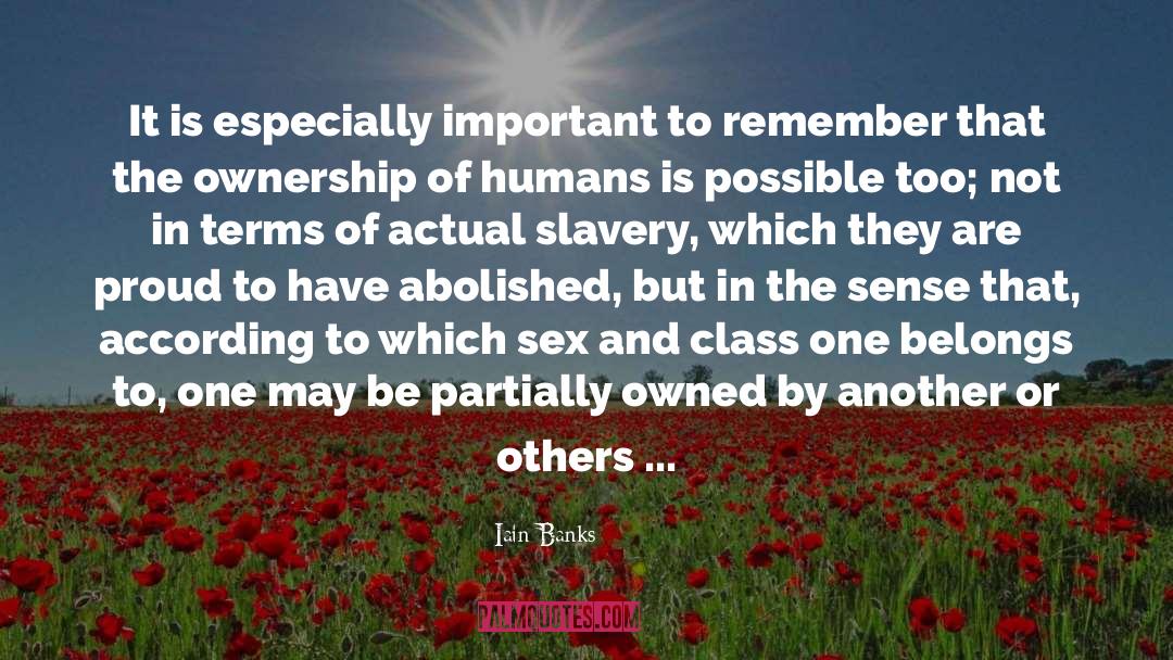 Ownership quotes by Iain Banks