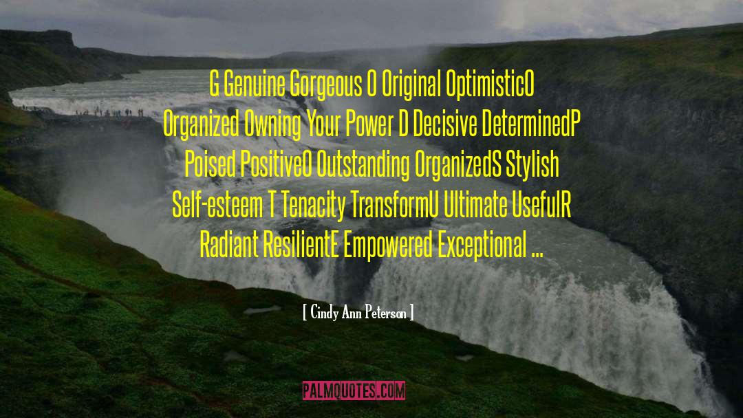 Owning It quotes by Cindy Ann Peterson