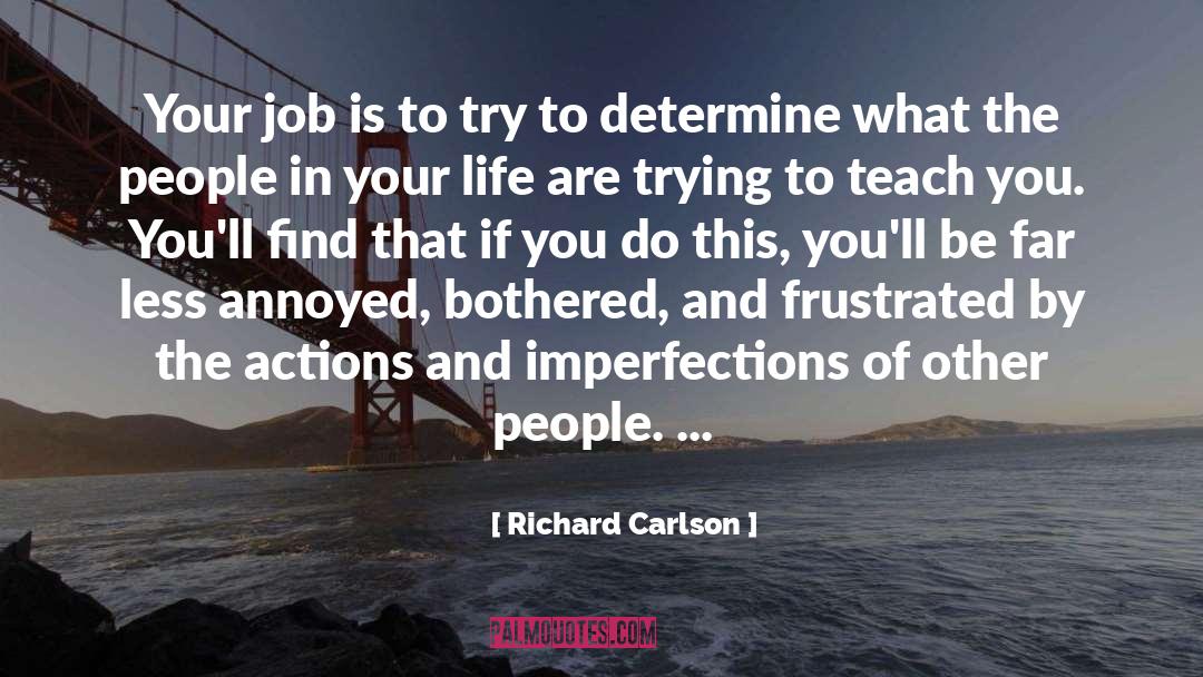 Owning Your Actions quotes by Richard Carlson