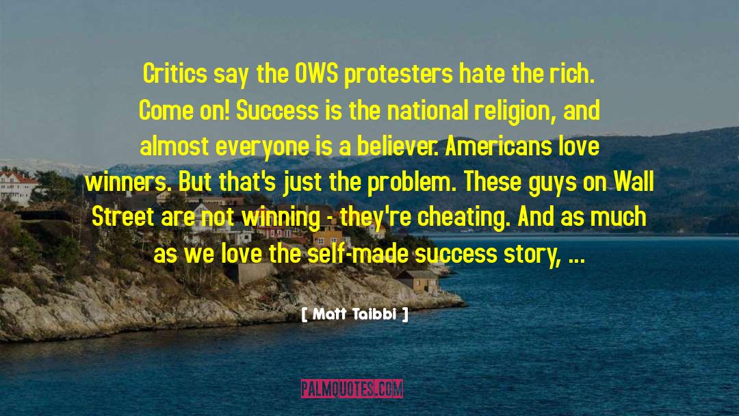 Ows quotes by Matt Taibbi