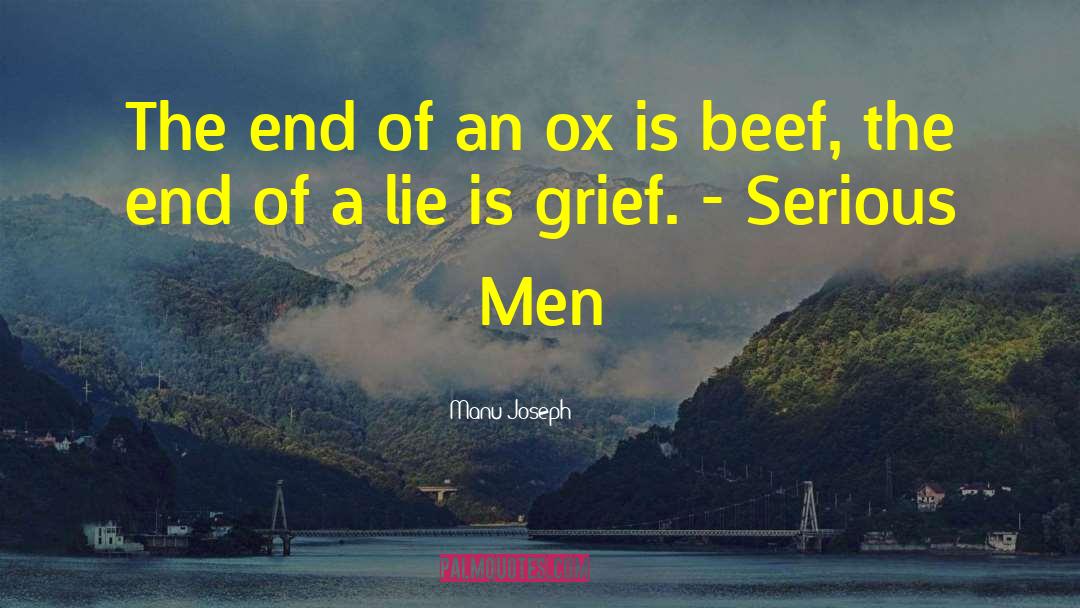 Ox quotes by Manu Joseph