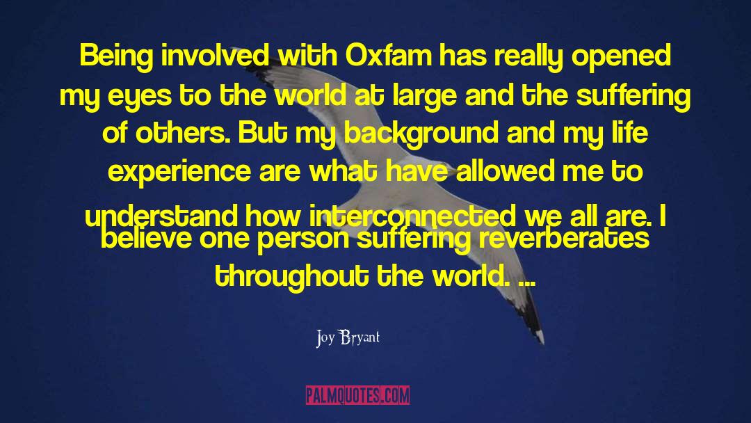 Oxfam quotes by Joy Bryant