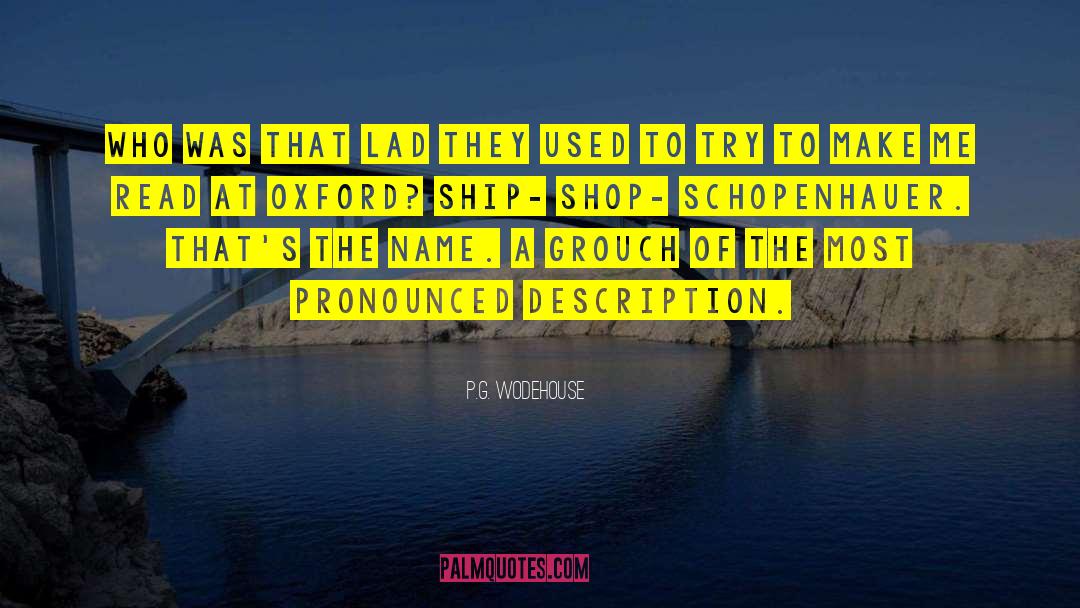 Oxford Classics quotes by P.G. Wodehouse