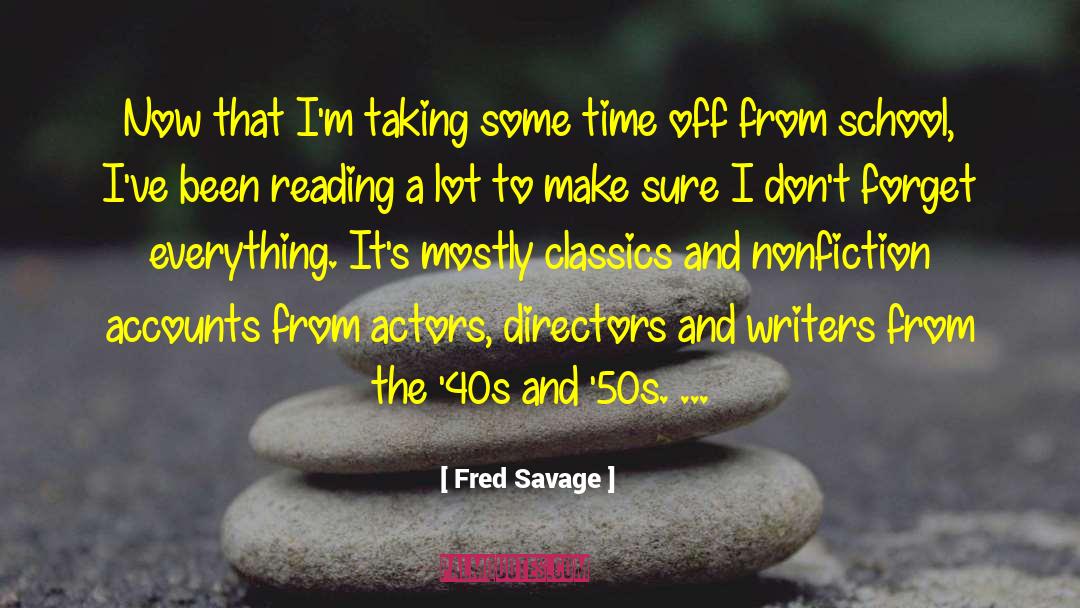 Oxford Classics quotes by Fred Savage