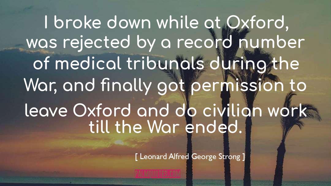 Oxford quotes by Leonard Alfred George Strong