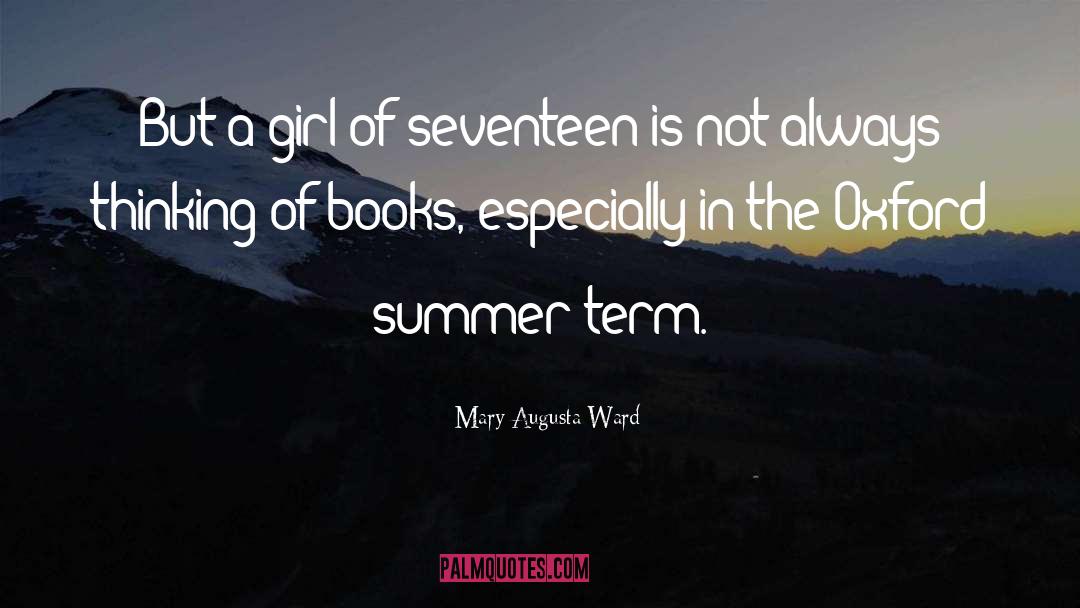 Oxford quotes by Mary Augusta Ward