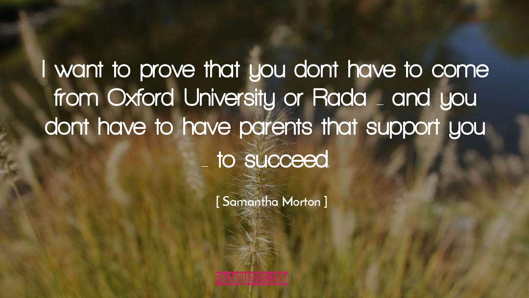 Oxford quotes by Samantha Morton