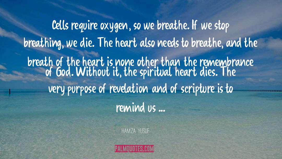 Oxygen quotes by Hamza Yusuf