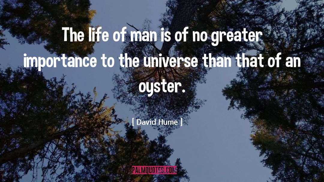 Oyster quotes by David Hume