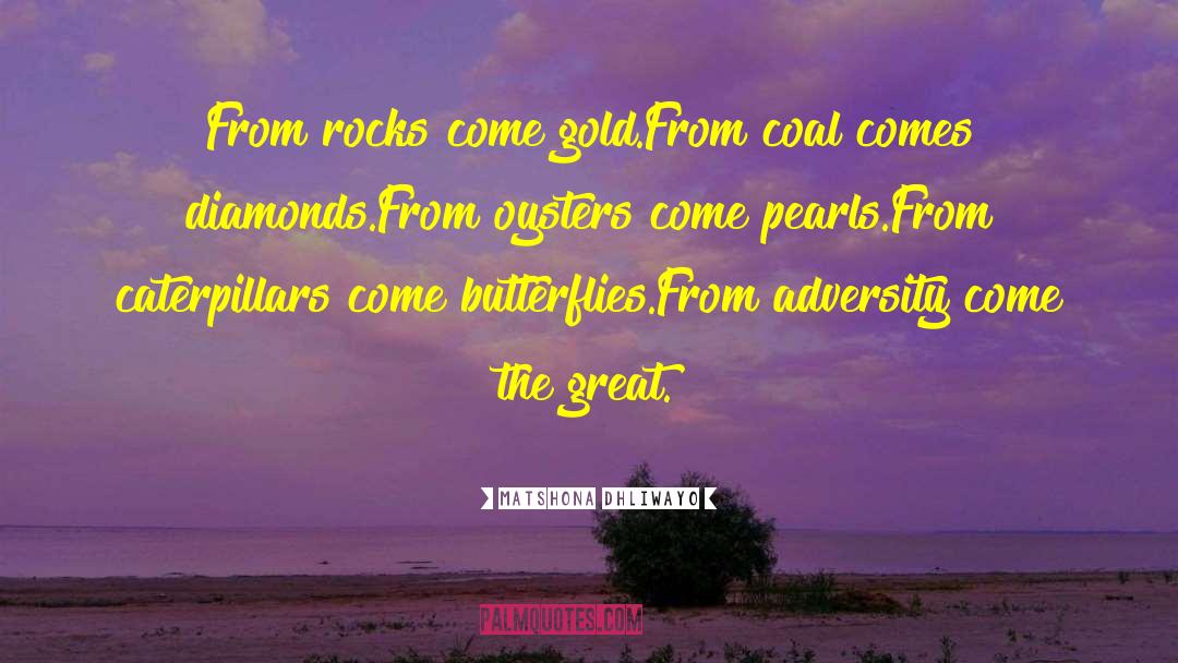 Oysters quotes by Matshona Dhliwayo