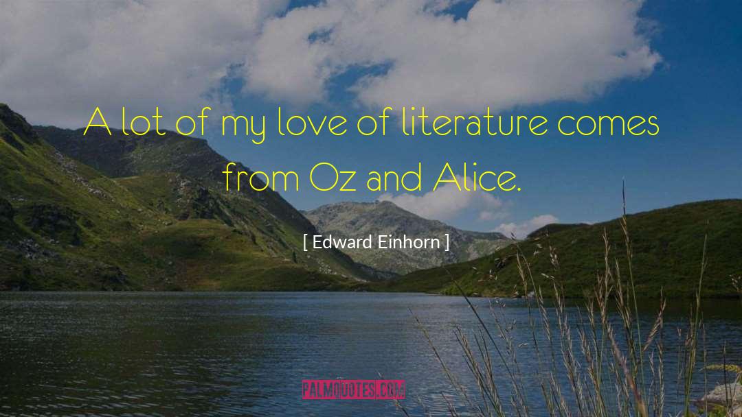 Oz quotes by Edward Einhorn