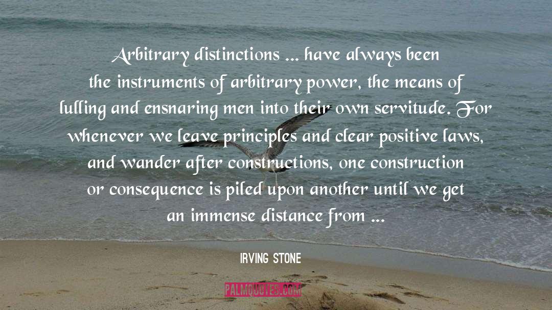 P 166 quotes by Irving Stone