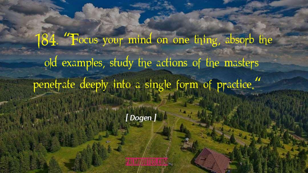P 184 quotes by Dogen