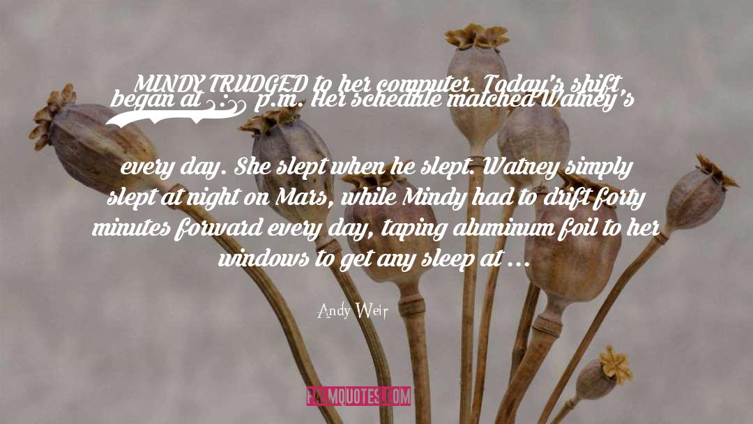 P M quotes by Andy Weir