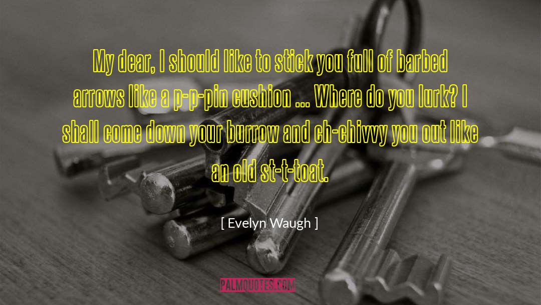 P P quotes by Evelyn Waugh