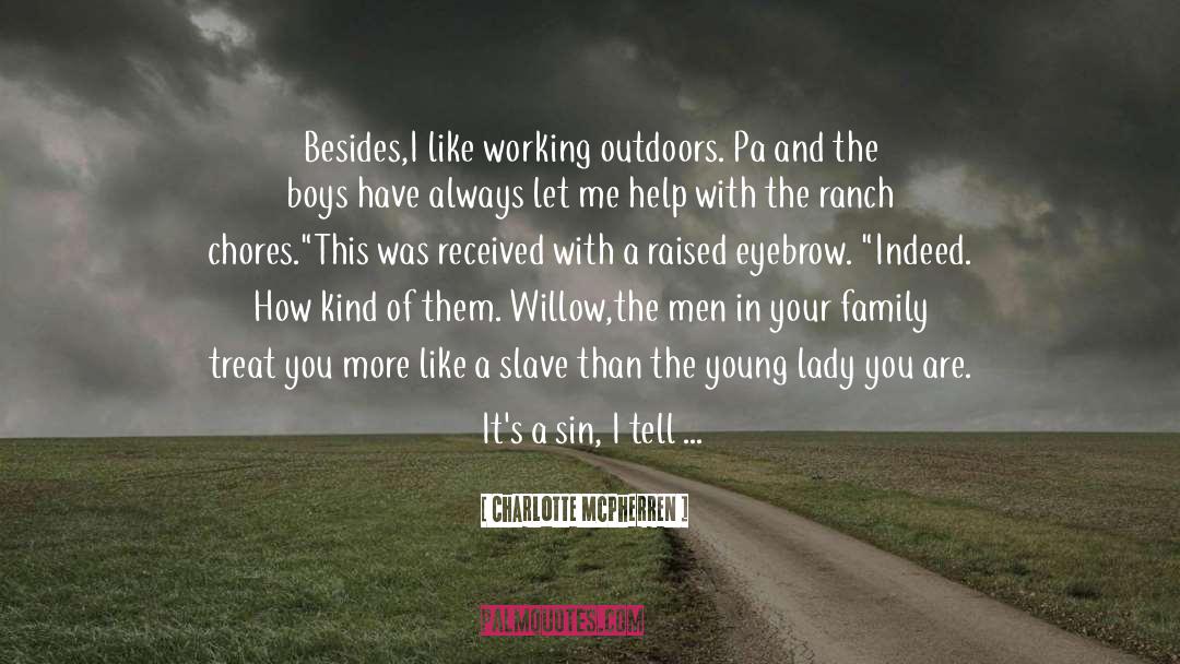 Pa quotes by Charlotte McPherren