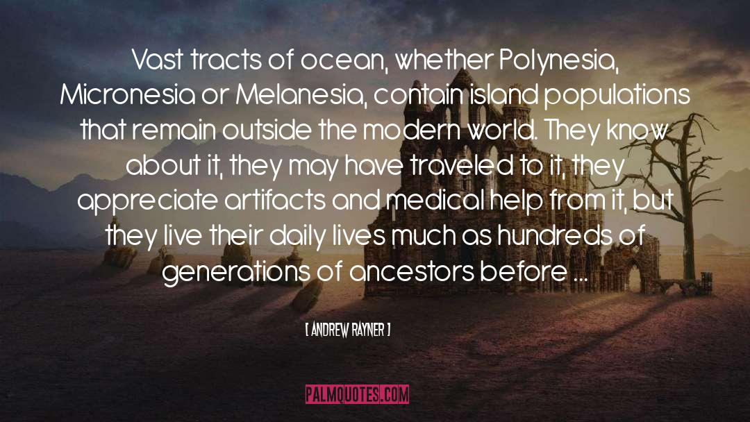 Pacific Islands quotes by Andrew Rayner