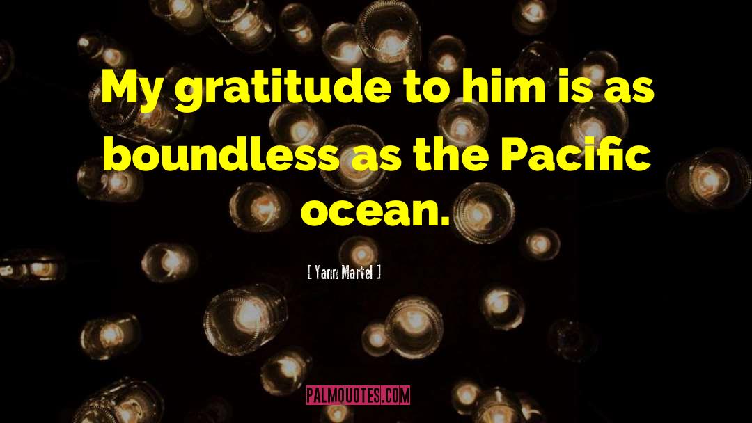 Pacific Ocean quotes by Yann Martel