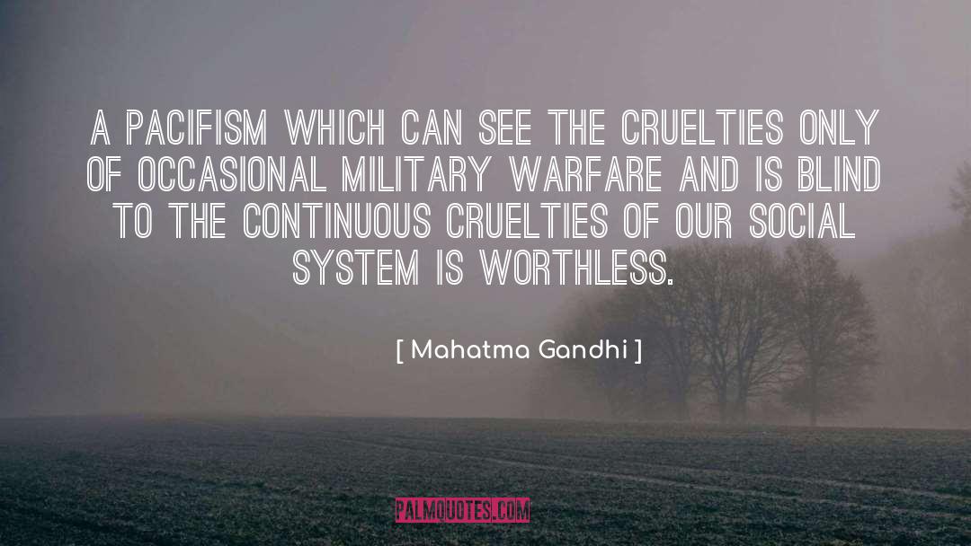 Pacifism quotes by Mahatma Gandhi