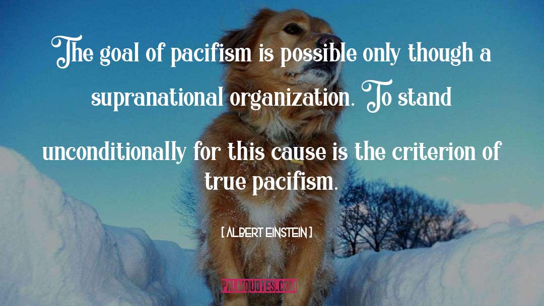 Pacifism quotes by Albert Einstein