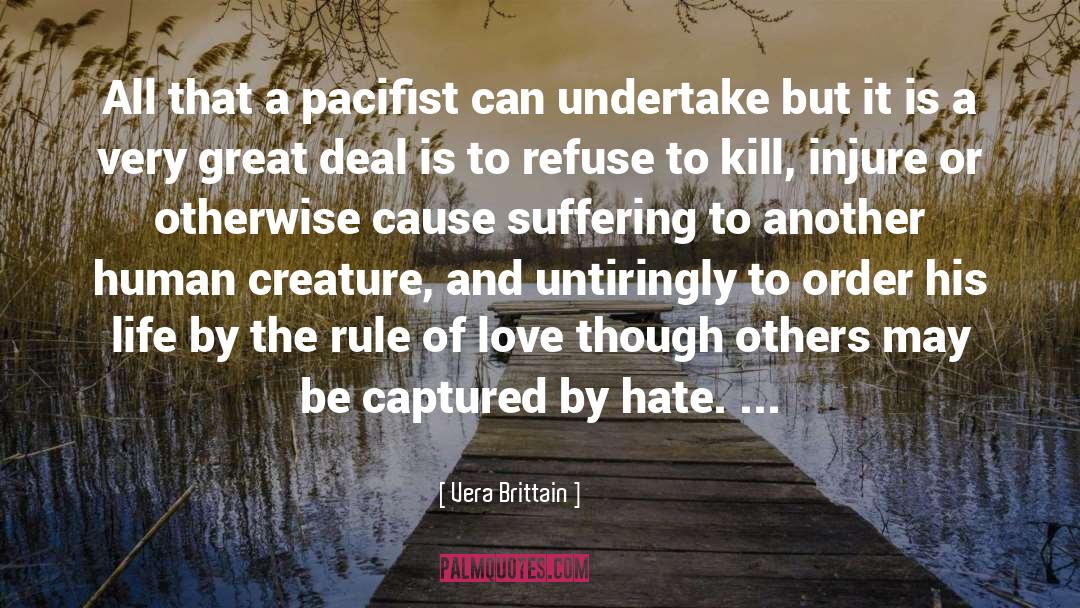 Pacifist quotes by Vera Brittain