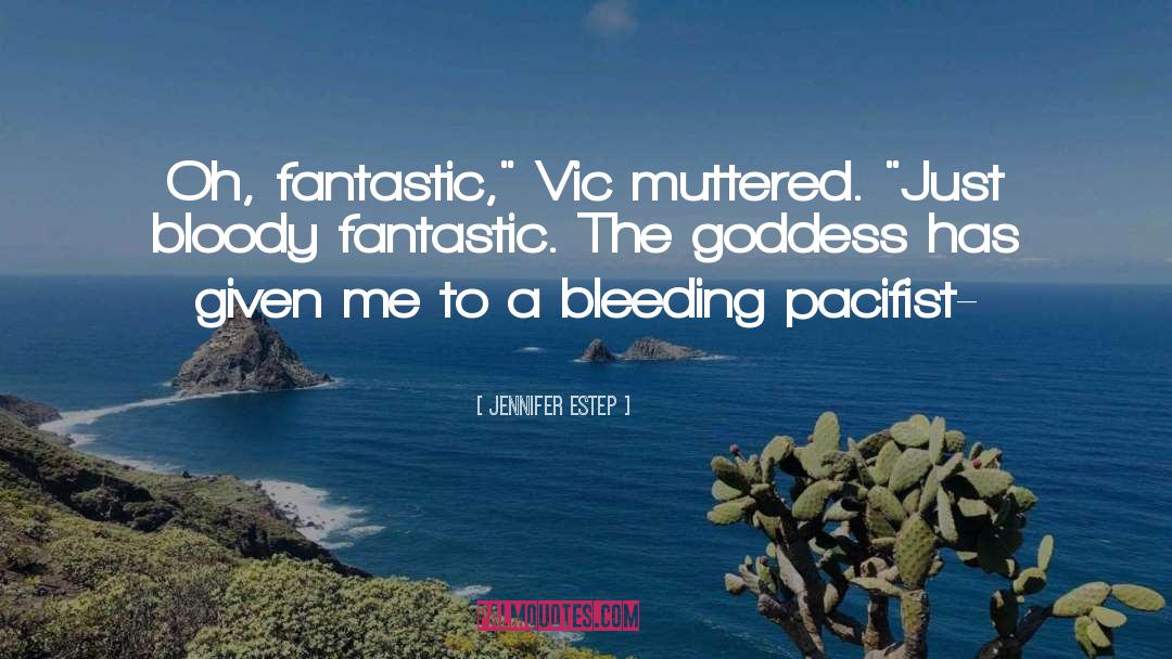 Pacifist quotes by Jennifer Estep