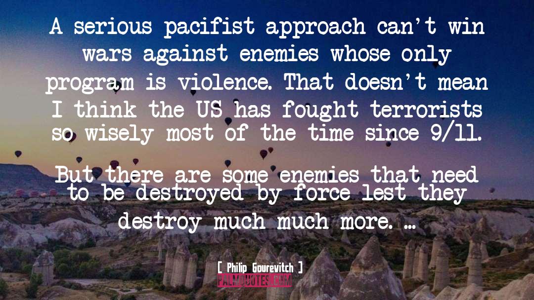 Pacifist quotes by Philip Gourevitch