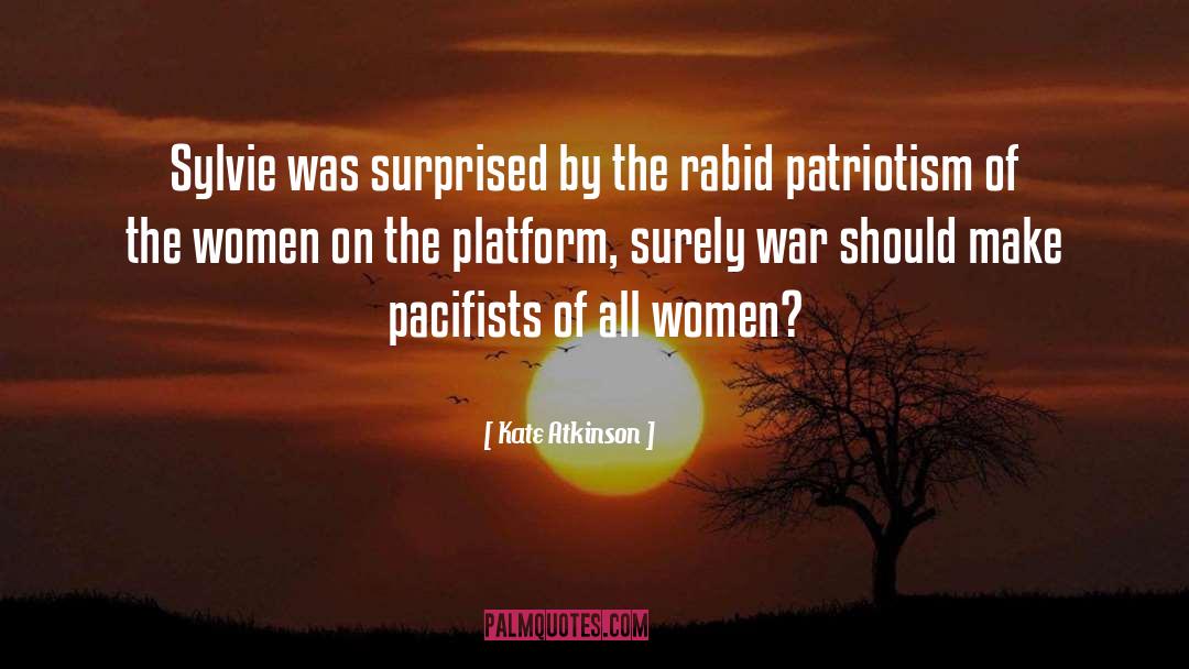 Pacifists quotes by Kate Atkinson