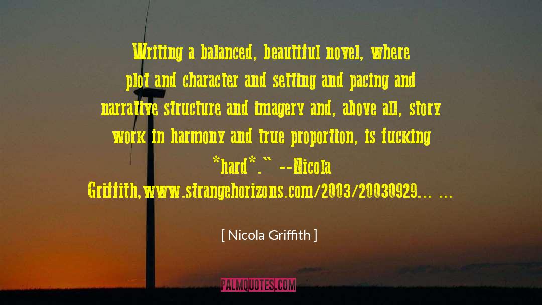 Pacing quotes by Nicola Griffith