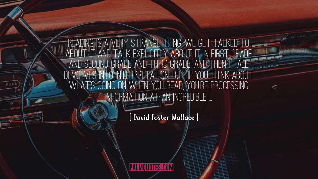 Pacing quotes by David Foster Wallace