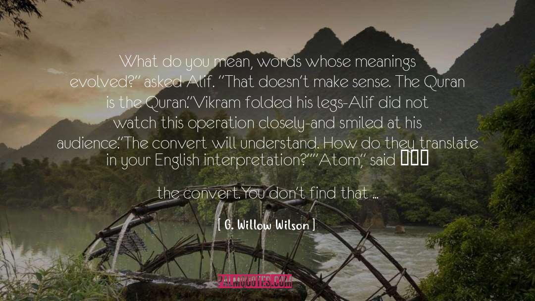 Packaged quotes by G. Willow Wilson