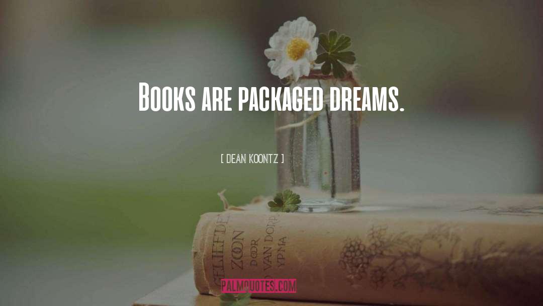 Packaged quotes by Dean Koontz