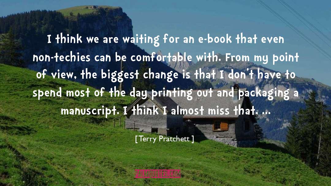 Packaging quotes by Terry Pratchett