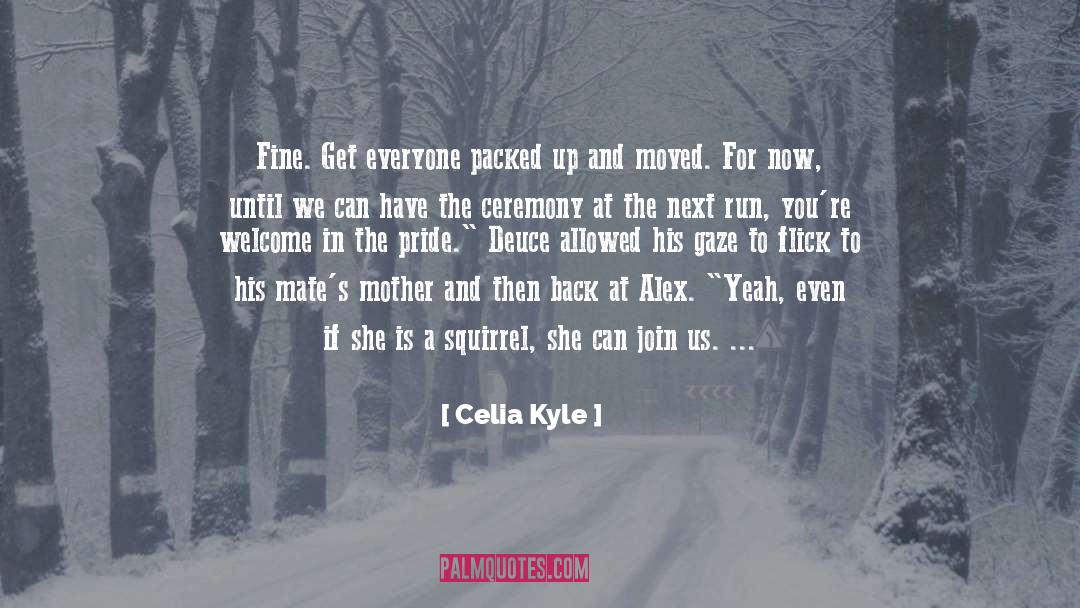 Packed quotes by Celia Kyle