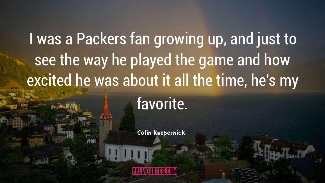 Packers quotes by Colin Kaepernick