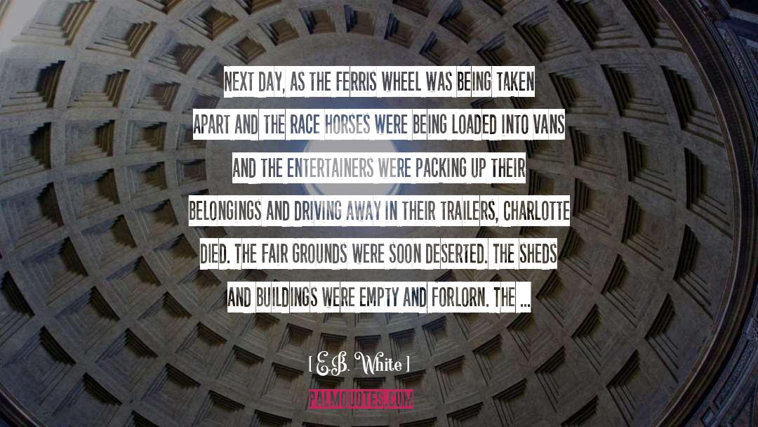 Packing quotes by E.B. White