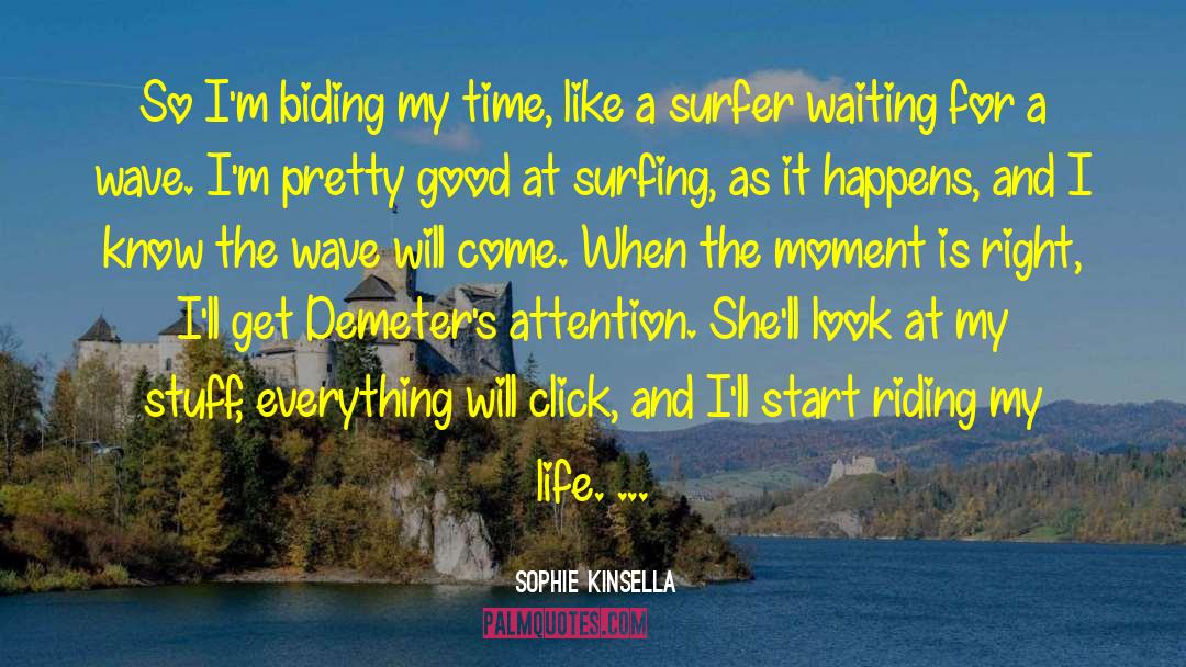 Paddling quotes by Sophie Kinsella