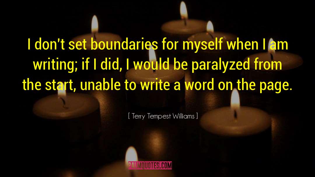 Page 103 quotes by Terry Tempest Williams