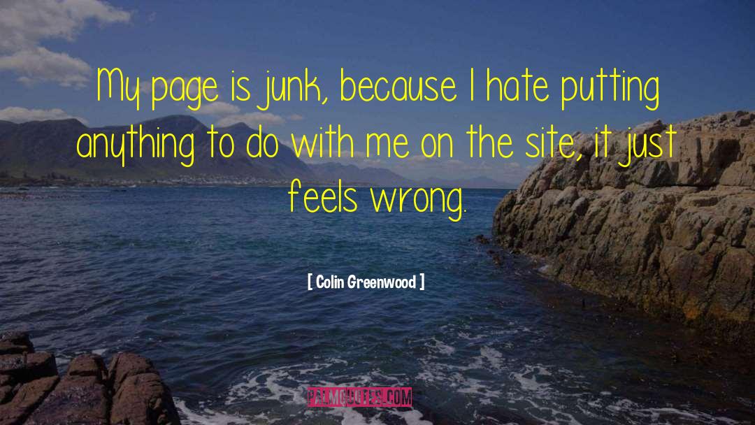 Page 416 quotes by Colin Greenwood