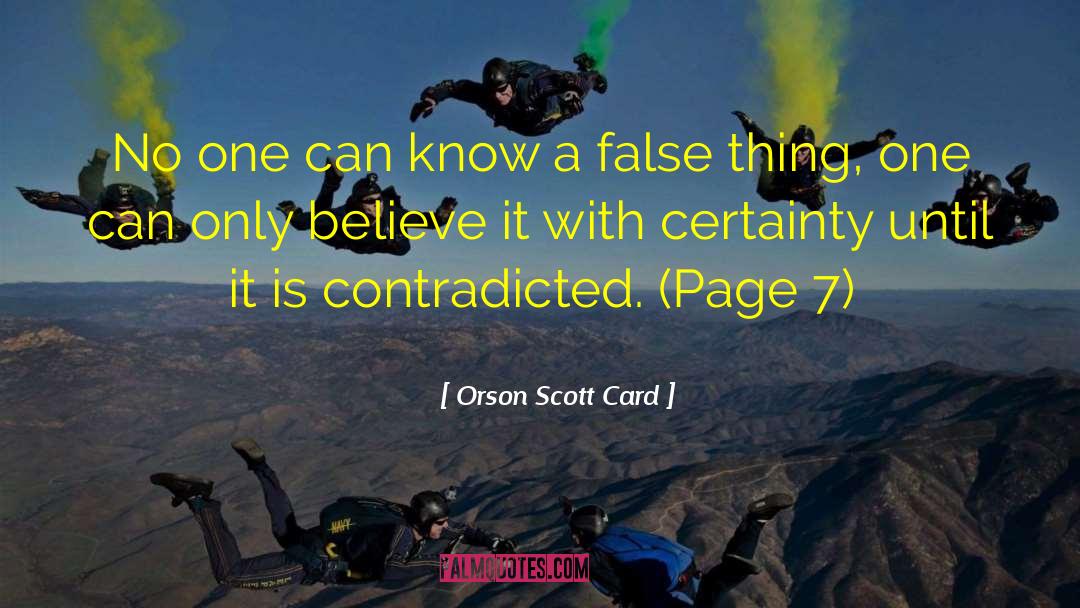 Page 7 quotes by Orson Scott Card