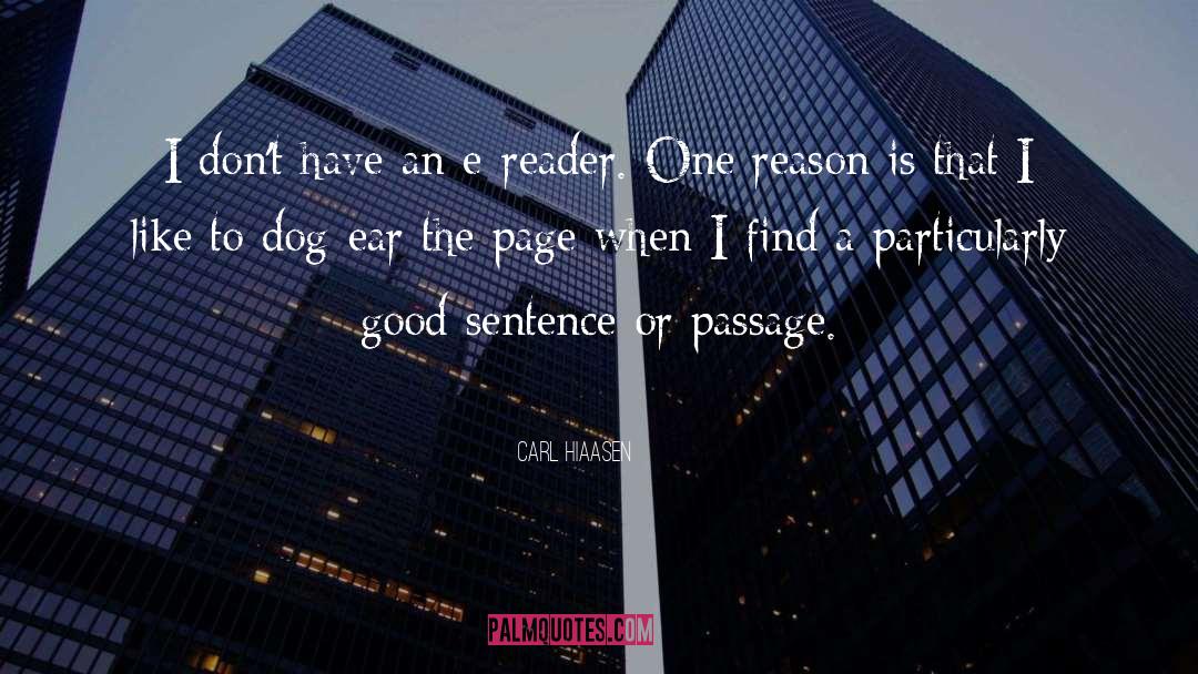 Page quotes by Carl Hiaasen