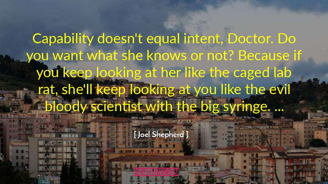 Pagliarini Lab quotes by Joel Shepherd