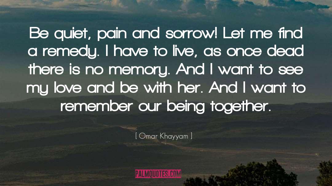 Pain And Sorrow quotes by Omar Khayyam