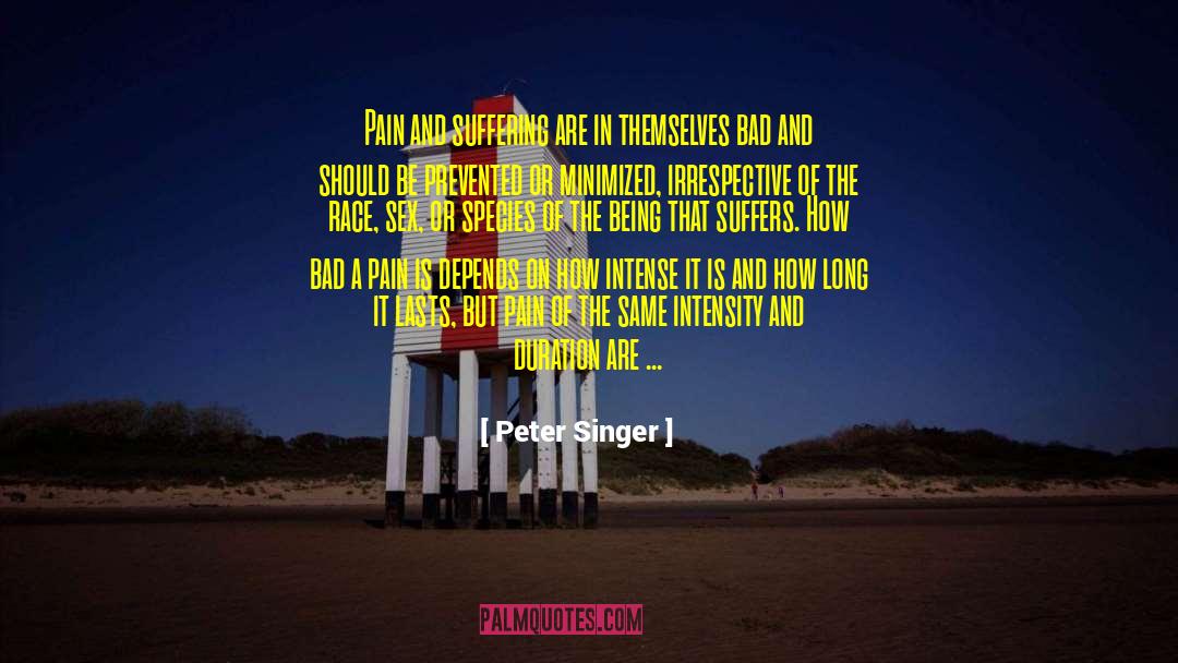 Pain And Suffering quotes by Peter Singer