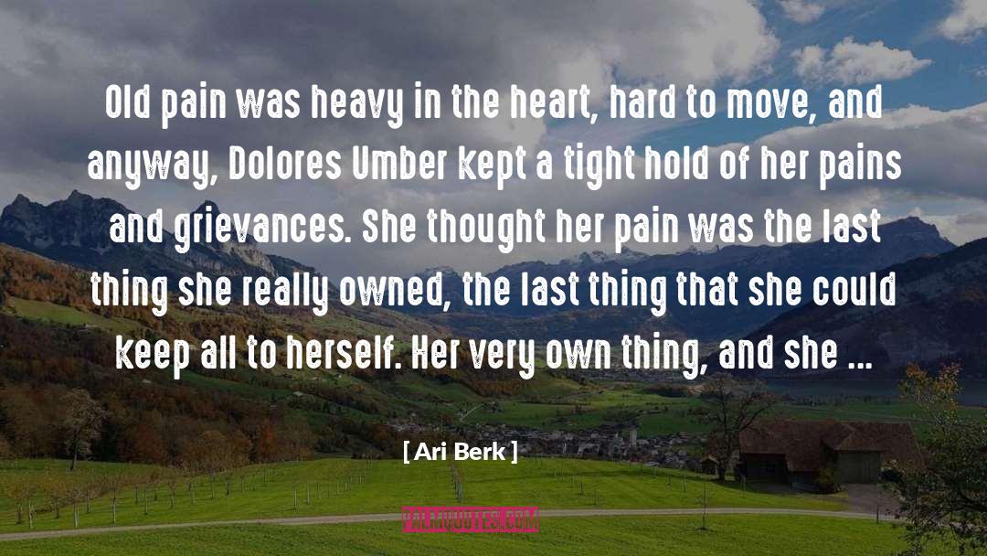 Pain From Old Wounds quotes by Ari Berk