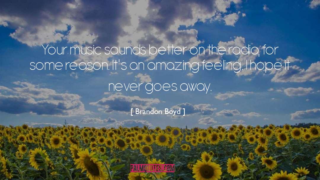 Pain Goes Away quotes by Brandon Boyd