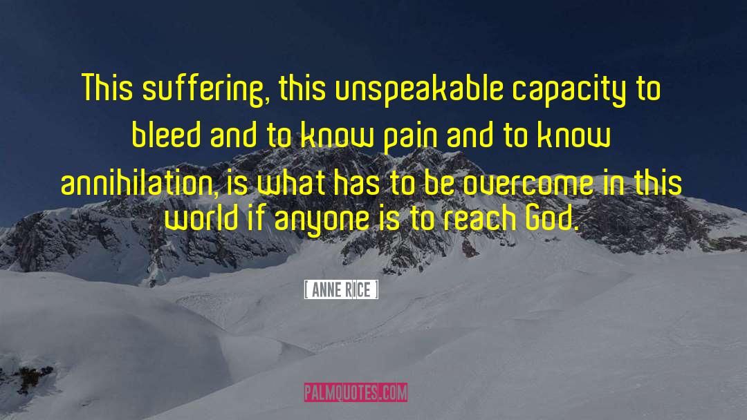 Pain Inside quotes by Anne Rice